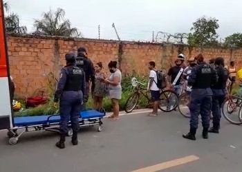 Suspeitos usam corda para derrubar motoqueiro e realizar assalto no Parque Brasil